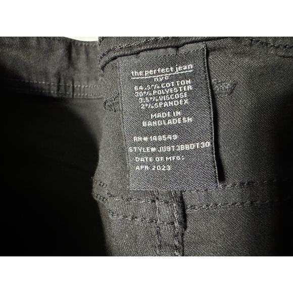 The Perfect Jean NYC F#*K Your Khakis Bandit Black Athletic Fit Pants 38x30 NEW - Picture 4 of 5